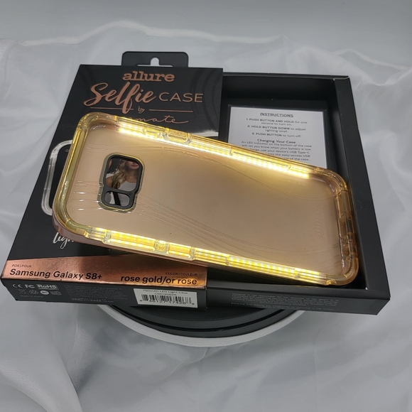 Allure (Case-Mate) Selfie Case for Samsung S8+ Rose Gold - Picture 5 of 12